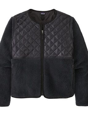 Patagonia Women’s Recycled Sherpa Hybrid Jacket Size Small Black